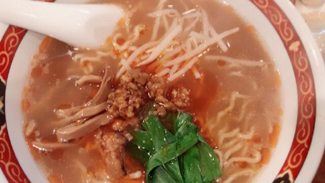 曽さんの店の台湾ラーメン