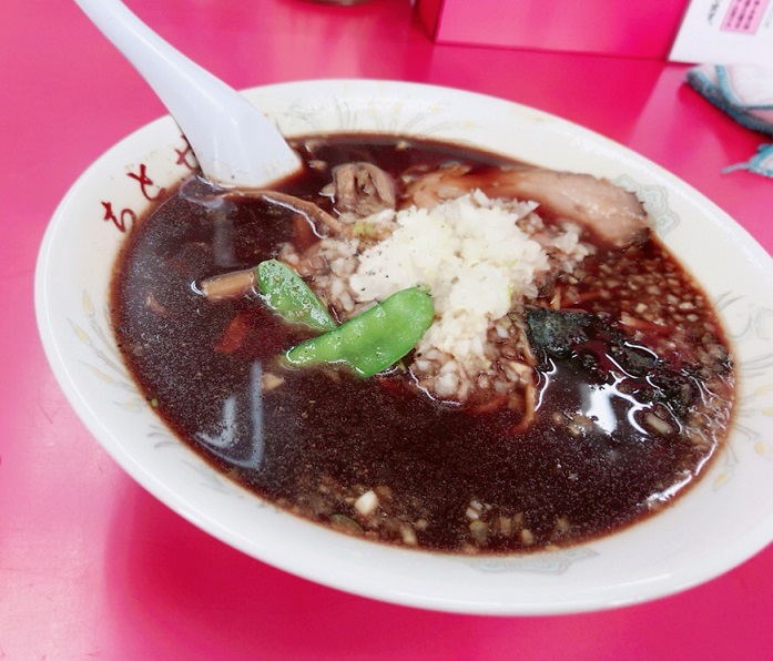 八王子ブラック ちとせのラーメン(醬油味)