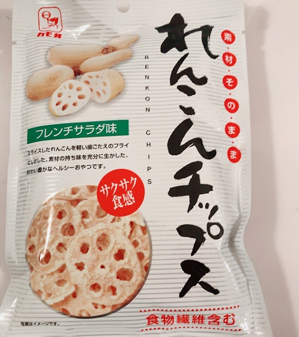 カルディ 素材そのままれんこんチップス パッケージ