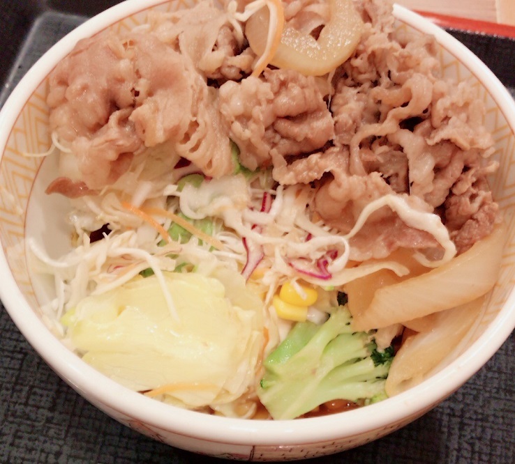 すき家牛丼ライト