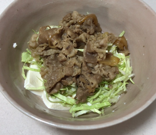 牛皿アレンジ 牛丼ライト風