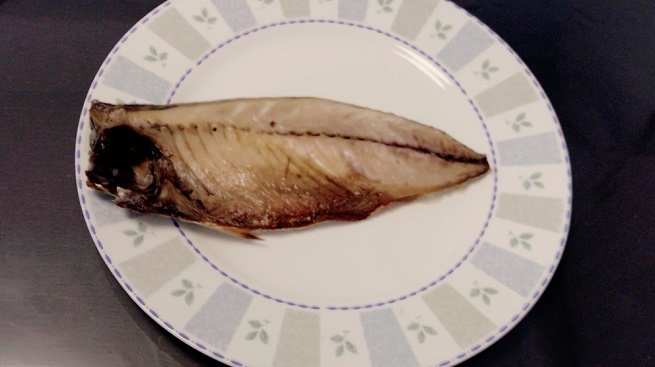 アオキ 鯖の干物