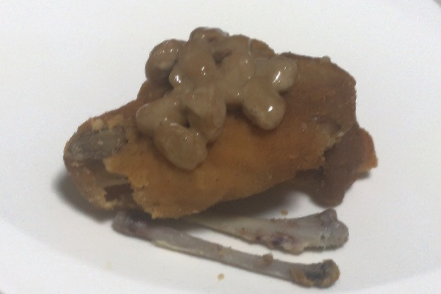 ケンタッキーウイングと納豆