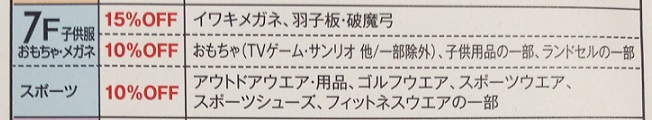 東武百貨店池袋店　サンクスフェア