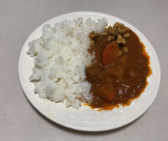 カルディ ドライ納豆 カレートッピング