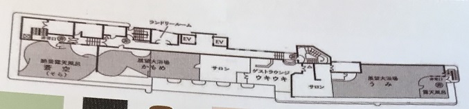 いなとり荘7Fの館内図