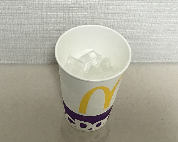 マクドナルド氷だけ