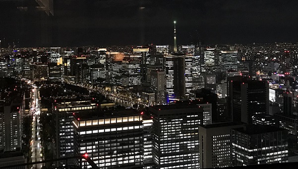 ザ タヴァン グリル＆ラウンジからの夜景