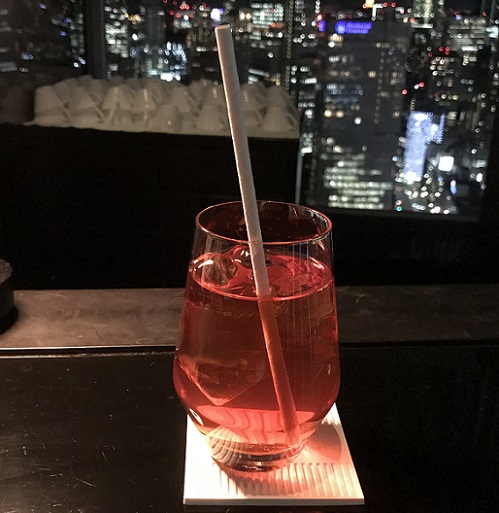 ザ・プリンスギャラリー 東京紀尾井町のSky Gallery Lounge Levitaのルイボス クリームオレンジ