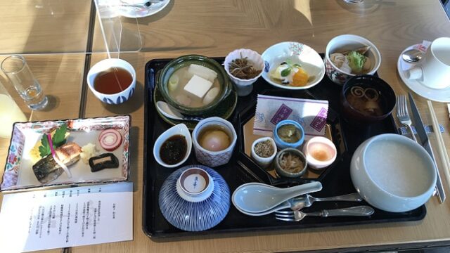 ウェスティン都ホテル京都の朝食セット・和定食