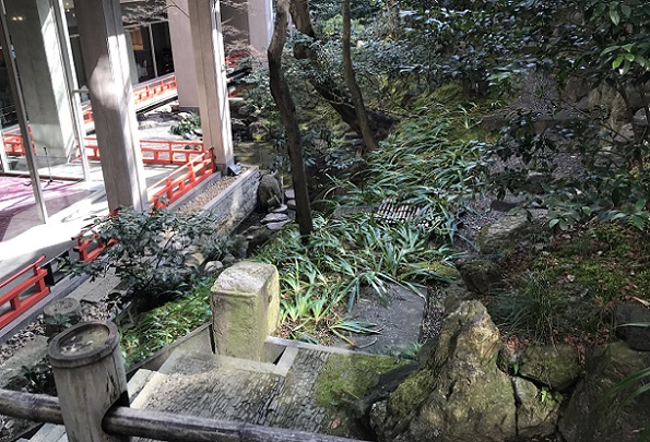 ウェスティン都ホテル京都の葵殿庭園