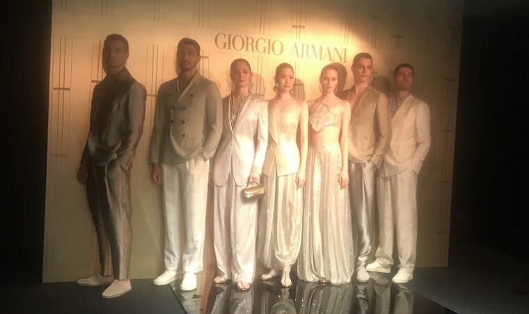 ジョルジオアルマーニのファッションショー