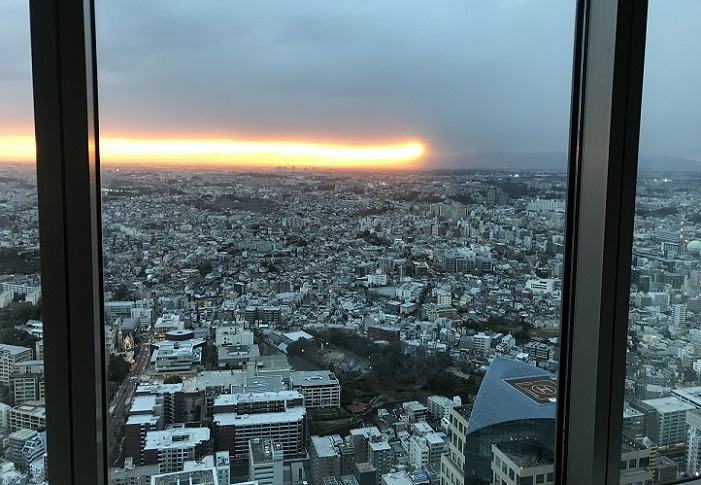 横浜ロイヤルパークホテルからの眺望
