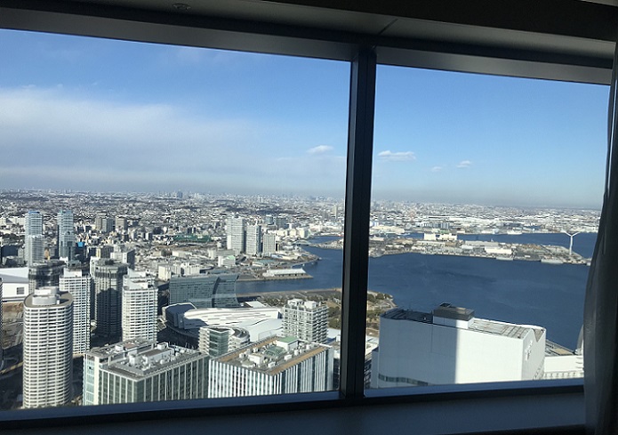 横浜ロイヤルパークホテルのシティビューの眺望