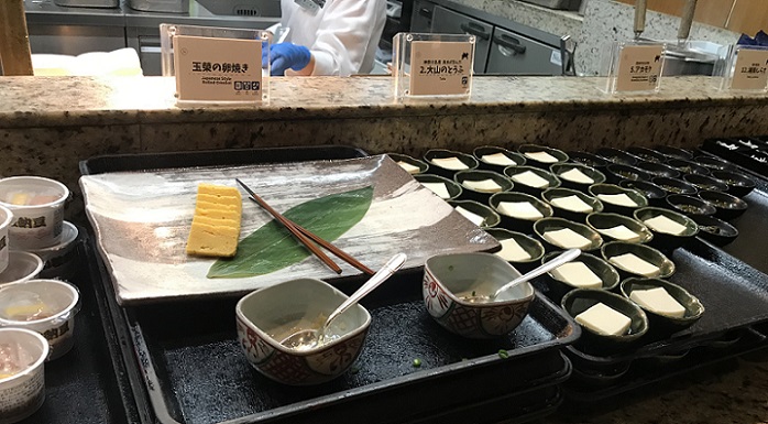 横浜ベイシェラトンホテル＆タワーズの朝食ビュッフェの和食