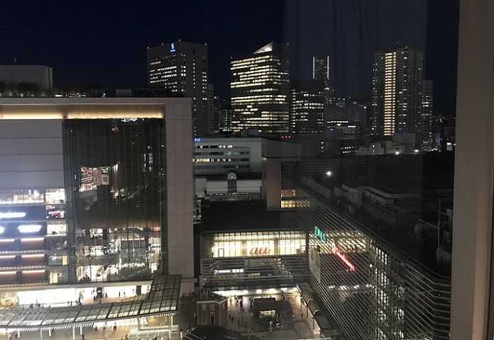 横浜ベイシェラトンホテル＆タワーズの夜景