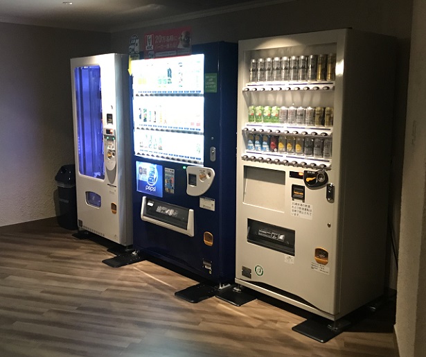 伊豆マリオットホテル修善寺の自動販売機