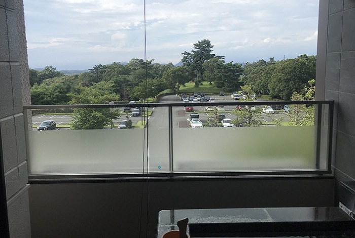 伊豆マリオットホテル修善寺の部屋からの景色天風呂