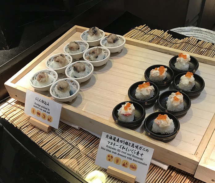 京王プラザホテル札幌の朝食ビュッフェの海鮮