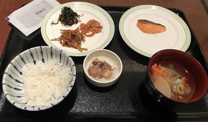 京王プラザホテル札幌の朝食ビュッフェの和食