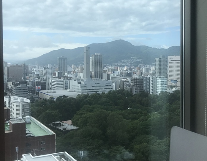 京王プラザホテル札幌からの景色