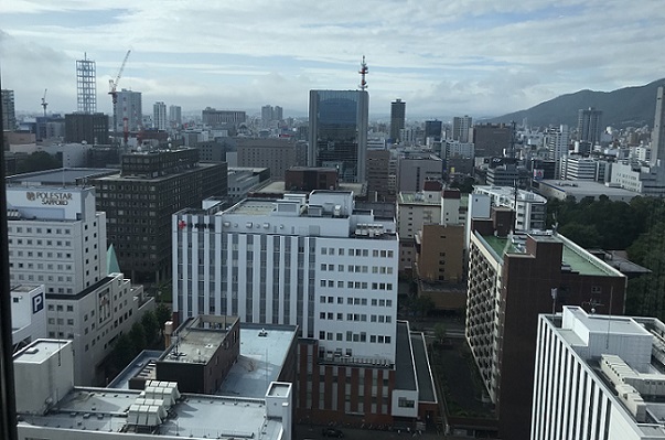 京王プラザホテル札幌からの景色
