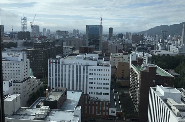 京王プラザホテル札幌からの景色