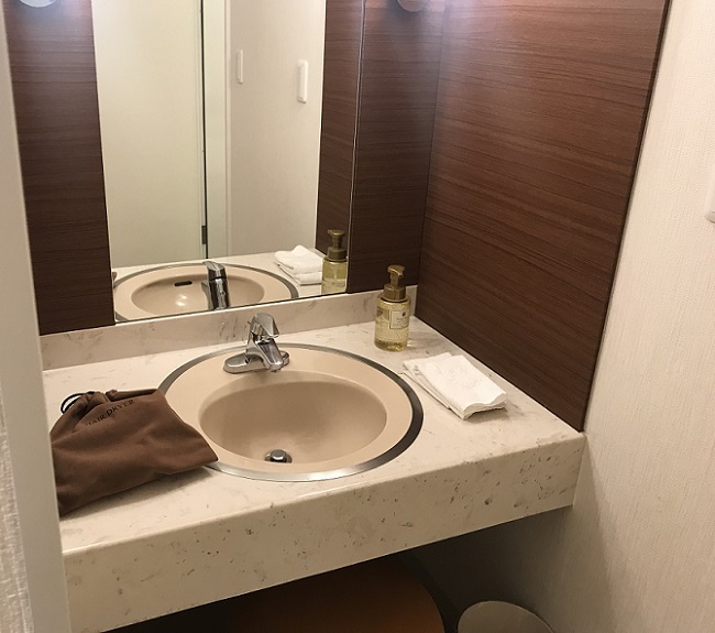京王プラザホテル札幌の洗面所