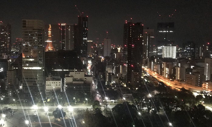 ザ・プリンスパークタワー東京からの夜景