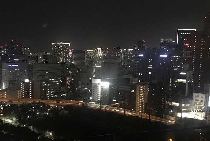 ザ・プリンスパークタワー東京からの夜景