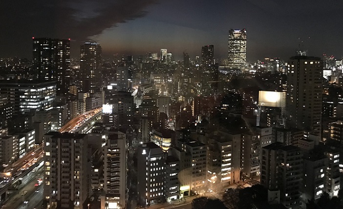 ザ・プリンスパークタワー東京からの夜景