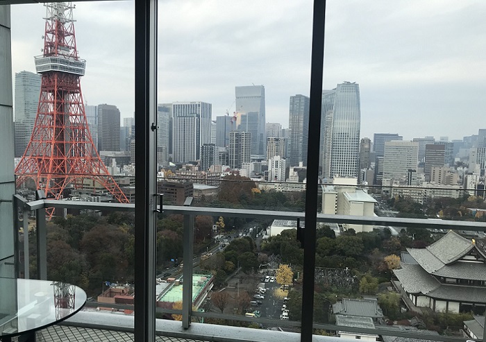 ザ・プリンスパークタワー東京からの景色