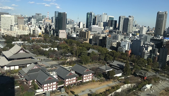 ザ・プリンスパークタワー東京からの景色