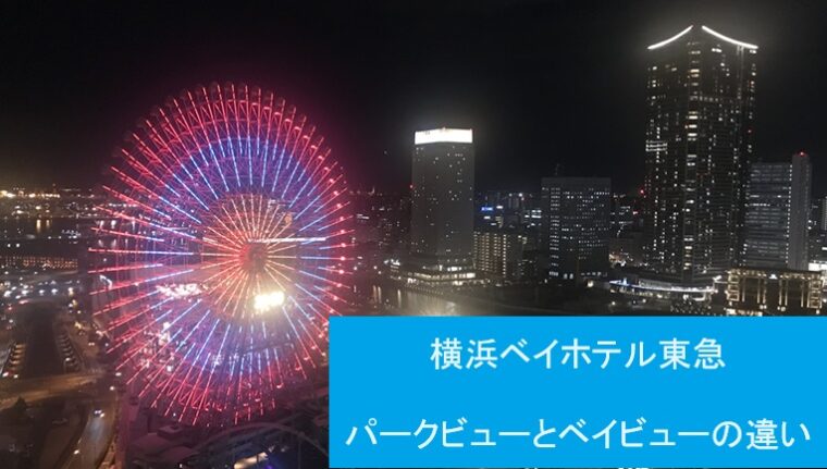 横浜ベイホテル東急 パークビューからの夜景