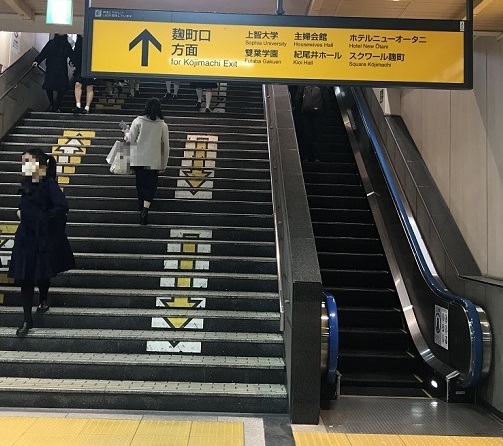 四ツ谷駅の構内