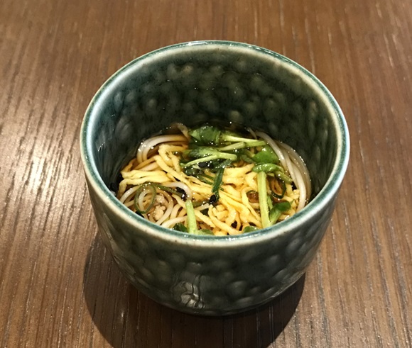 JWマリオットホテル奈良の朝食の三輪ソーメン