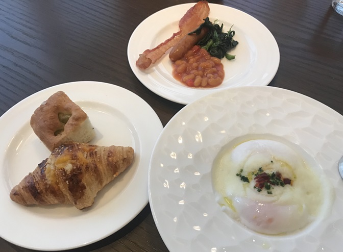JWマリオットホテル奈良の朝食の洋食