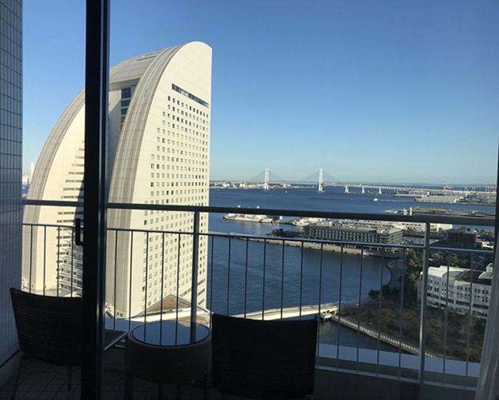 横浜ベイホテル東急のベイビューからの眺望