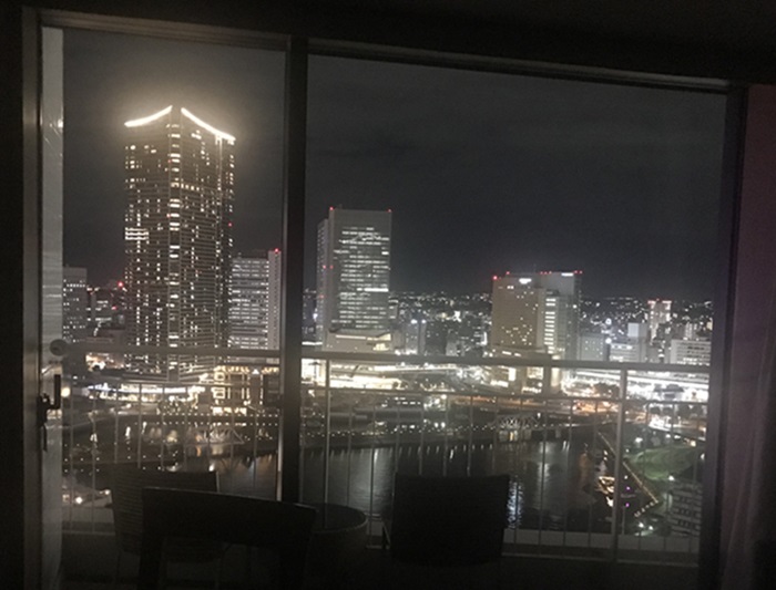 横浜ベイホテル東急 パークビューからの夜景