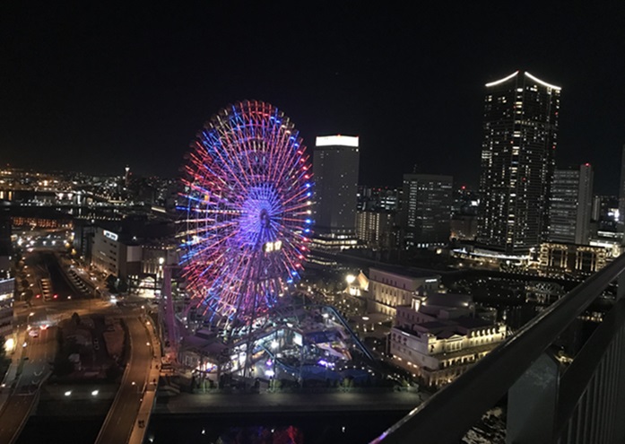 横浜ベイホテル東急 ベイビューからの夜景