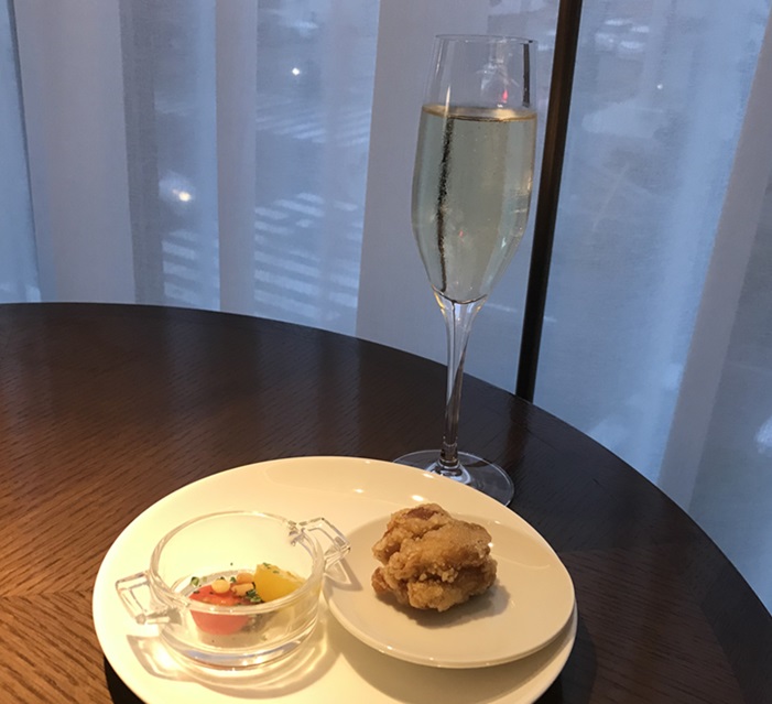 JWマリオットホテル奈良 エグゼクティブラウンジのディナー