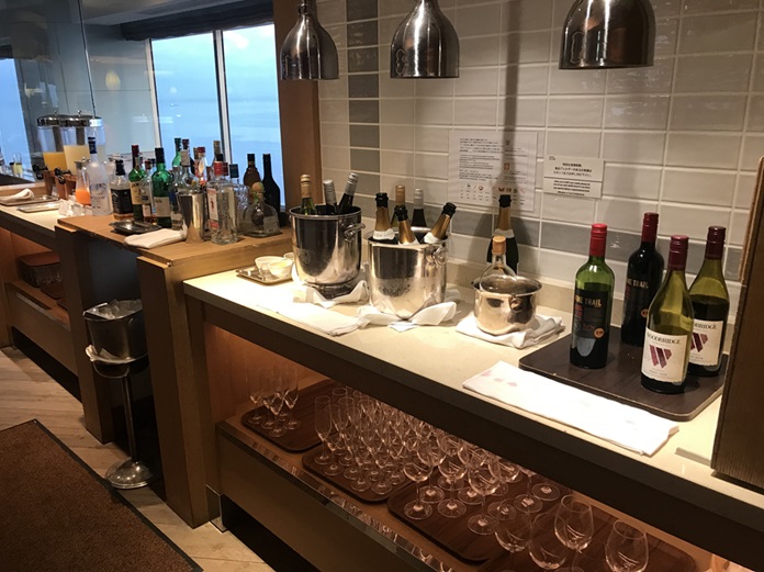 シェラトングランデ東京ベイのクラブラウンジのアルコール