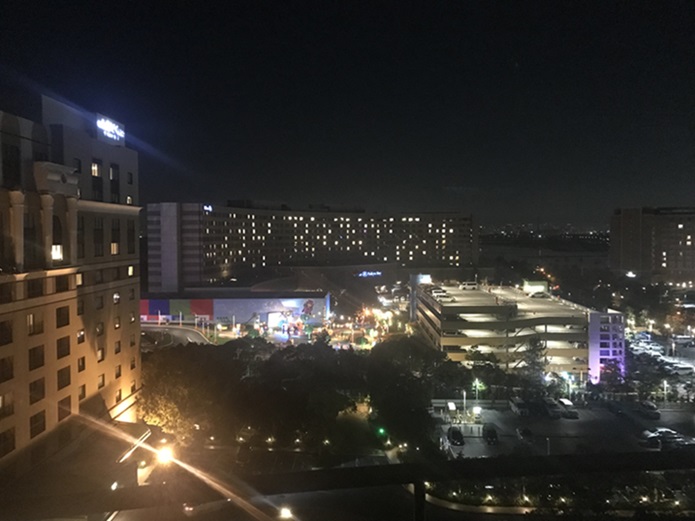 シェラトングランデ東京ベイホテルのシティ側の夜景