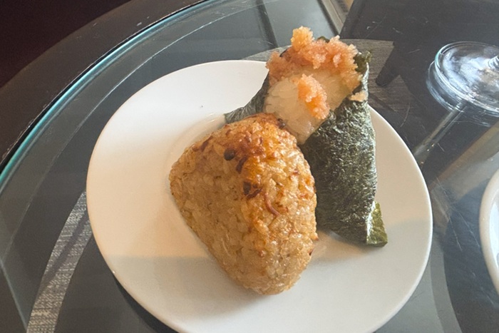 三井オーシャンフジ 軽食 おにぎり 焼きおにぎり 明太子 無料 カフェ スクエア&カフェ
