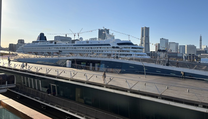 三井オーシャンフジ ベランダ 景色 横浜港