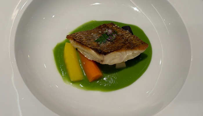 三井オーシャンフジ レストラン富士 夕食 洋食 真鯛のグリエ 三國清三シェフ監修