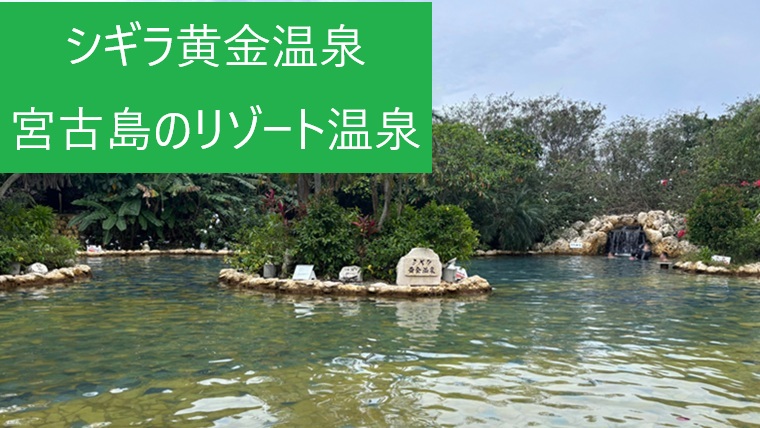 シギラ黄金温泉 ジャングルプールの様子